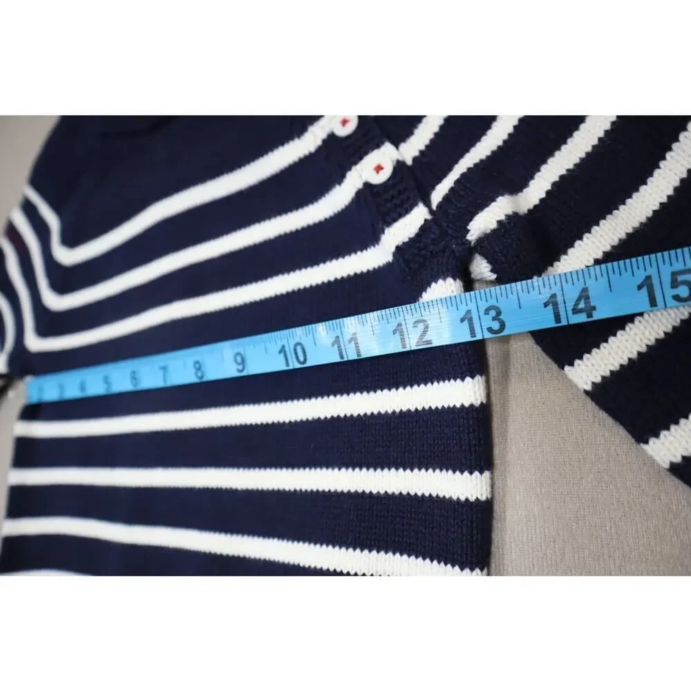 Polo Ralph Lauren Girls Two-Piece Nautical Striped Sweater and Skirt Set Size 6‎